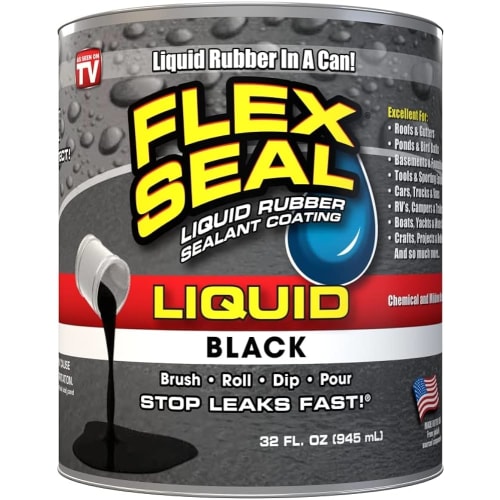 Flex Seal Liquid Rubber, Black, 32oz